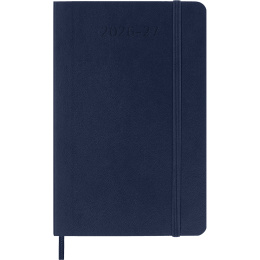 Kalender 18M WeekNote Soft Cover Pocket Sapphire Blue in der Gruppe Papier & Blöcke / Kalender und Terminkalender / 18 Monate Tageskalender bei Pen Store (137018)