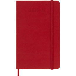 Kalender 18M WeekNote Hard Cover Pocket Red in der Gruppe Papier & Blöcke / Kalender und Terminkalender / 18 Monate Tageskalender bei Pen Store (137021)
