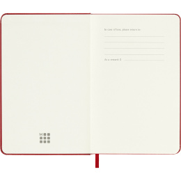 Kalender 18M WeekNote Hard Cover Pocket Red in der Gruppe Papier & Blöcke / Kalender und Terminkalender / 18 Monate Tageskalender bei Pen Store (137021)