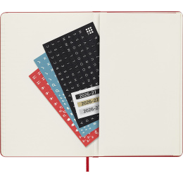 Kalender 18M WeekNote Hard Cover Large Red in der Gruppe Papier & Blöcke / Kalender und Terminkalender / 18 Monate Tageskalender bei Pen Store (137022)
