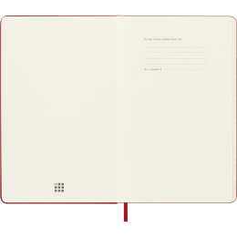 Kalender 18M WeekNote Hard Cover Large Red in der Gruppe Papier & Blöcke / Kalender und Terminkalender / 18 Monate Tageskalender bei Pen Store (137022)