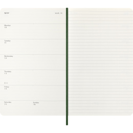 Kalender 18M WeekNote Soft Cover Large Myrtle Green in der Gruppe Papier & Blöcke / Kalender und Terminkalender / 18 Monate Tageskalender bei Pen Store (137023)