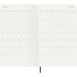 Kalender 18M WeekNote Soft Cover Large Myrtle Green in der Gruppe Papier & Blöcke / Kalender und Terminkalender / 18 Monate Tageskalender bei Pen Store (137023)