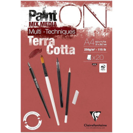 Paint'ON Künstlerblock Terracotta A4 in der Gruppe Papier & Blöcke / Künstlerblöcke / Mischtechnikblock bei Pen Store (137088)