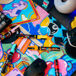 Posca Brush Standing Set in der Gruppe Stifte / Künstlerstifte / Marker bei Pen Store (137115)