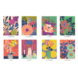 Mystery Coloring Flowers in der Gruppe Basteln & Hobby / Bücher / Malbücher für Erwachsene bei Pen Store (137180)