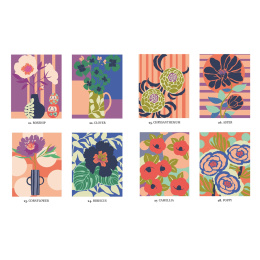 Mystery Coloring Flowers in der Gruppe Basteln & Hobby / Bücher / Malbücher für Erwachsene bei Pen Store (137180)