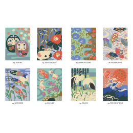 Mystery Coloring Japan in der Gruppe Basteln & Hobby / Bücher / Malbücher für Erwachsene bei Pen Store (137181)