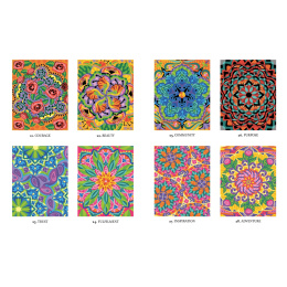 Mystery Coloring Mandalas in der Gruppe Basteln & Hobby / Bücher / Malbücher für Erwachsene bei Pen Store (137182)