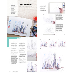 Sketching in the City in der Gruppe Basteln & Hobby / Bücher / Inspirationsbücher bei Pen Store (137185)