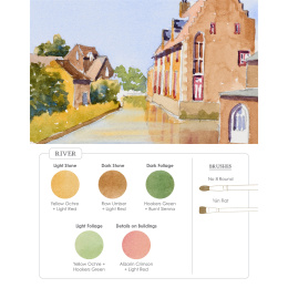 Watercolor Mixing Deck: Architecture in der Gruppe Basteln & Hobby / Bücher / Lehrbücher bei Pen Store (137193)