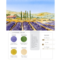 Watercolor Mixing Deck: Landscapes in der Gruppe Basteln & Hobby / Bücher / Lehrbücher bei Pen Store (137194)