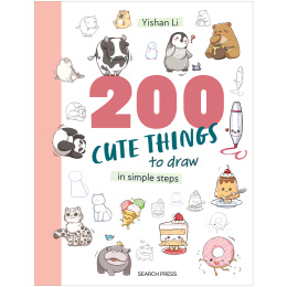 200 Cute Things to Draw in der Gruppe Basteln & Hobby / Bücher / Lehrbücher bei Pen Store (137199)