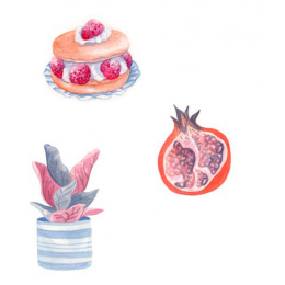 3-Colour Watercolour in der Gruppe Basteln & Hobby / Bücher / Lehrbücher bei Pen Store (137200)