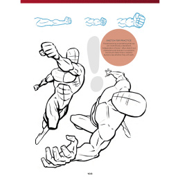 Comic Art Superheroes in der Gruppe Basteln & Hobby / Bücher / Lehrbücher bei Pen Store (137208)