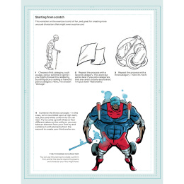 Comic Art Superheroes in der Gruppe Basteln & Hobby / Bücher / Lehrbücher bei Pen Store (137208)