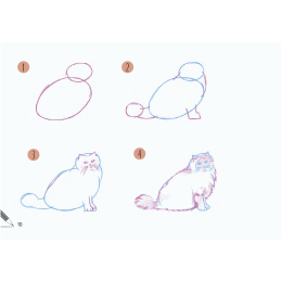 Draw 30: Cats in der Gruppe Basteln & Hobby / Bücher / Lehrbücher bei Pen Store (137211)