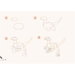 Draw 30: Dinosaurs in der Gruppe Basteln & Hobby / Bücher / Lehrbücher bei Pen Store (137212)