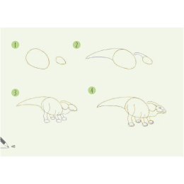 Draw 30: Dinosaurs in der Gruppe Basteln & Hobby / Bücher / Lehrbücher bei Pen Store (137212)