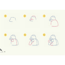 Draw 30: Kawaii Animals in der Gruppe Basteln & Hobby / Bücher / Lehrbücher bei Pen Store (137216)