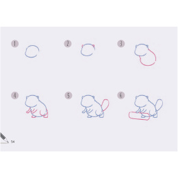 Draw 30: Kawaii Animals in der Gruppe Basteln & Hobby / Bücher / Lehrbücher bei Pen Store (137216)