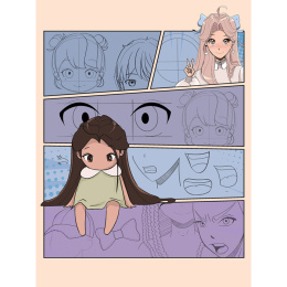 Draw Manga Faces, Heads and Hairstyles in der Gruppe Basteln & Hobby / Bücher / Lehrbücher bei Pen Store (137217)