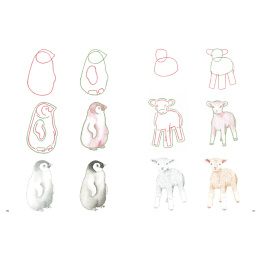 How to Draw: Baby Animals in der Gruppe Basteln & Hobby / Bücher / Lehrbücher bei Pen Store (137223)