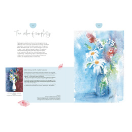 Loose and Lively Flowers in Watercolour, Inks & Mixed Media in der Gruppe Basteln & Hobby / Bücher / Inspirationsbücher bei Pen Store (137226)