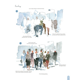 Paint 50: Watercolour Figures in der Gruppe Basteln & Hobby / Bücher / Lehrbücher bei Pen Store (137228)