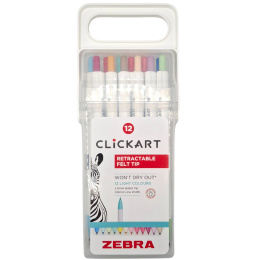 Clickart Light Colors 12er-Pack  in der Gruppe Stifte / Etikettierung und Büro / Markierstifte bei Pen Store (137261)