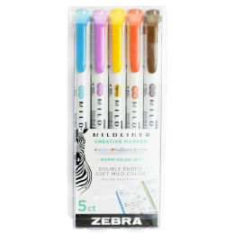 Mildliner 5er-Pack Warm in der Gruppe Stifte / Künstlerstifte / Marker bei Pen Store (137263)