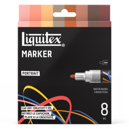 Marker Portrait 8er-Set in der Gruppe Stifte / Künstlerstifte / Acrylmarker bei Pen Store (137372)