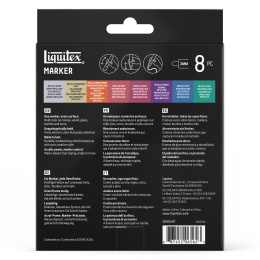 Marker Metallic 8er-Set in der Gruppe Stifte / Künstlerstifte / Acrylmarker bei Pen Store (137373)