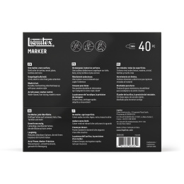 Marker Radical 40-set in der Gruppe Stifte / Künstlerstifte / Acrylmarker bei Pen Store (137376)