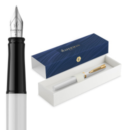 Impression White/Gold Füllfederhalter in der Gruppe Stifte / Fine Writing / Füllfederhalter bei Pen Store (137398_r)