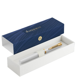 Impression White/Gold Füllfederhalter in der Gruppe Stifte / Fine Writing / Füllfederhalter bei Pen Store (137398_r)