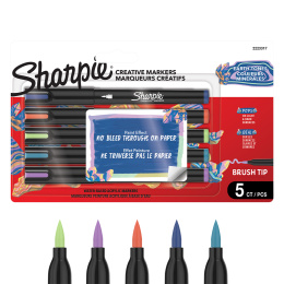 Creative Marker Brush Tip 5er-Pack Earth Tones in der Gruppe Stifte / Künstlerstifte / Acrylmarker bei Pen Store (137402)