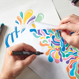 Creative Marker Bullet Tip 12er-Pack Warm Tones in der Gruppe Stifte / Künstlerstifte / Acrylmarker bei Pen Store (137408)