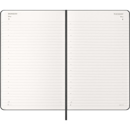 Kalender 12M Daily 2027 Hardcover Large Black in der Gruppe Papier & Blöcke / Kalender und Terminkalender / 12 Monate Tageskalender bei Pen Store (137423)