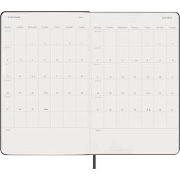 Kalender 12M Daily 2027 Hardcover Large Black in der Gruppe Papier & Blöcke / Kalender und Terminkalender / 12 Monate Tageskalender bei Pen Store (137423)