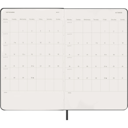 Kalender 12M Daily 2027 Softcover Large Black in der Gruppe Papier & Blöcke / Kalender und Terminkalender / 12 Monate Tageskalender bei Pen Store (137424)