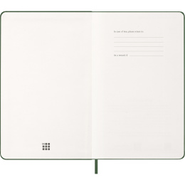 Kalender 12M Daily 2027 Hardcover Large Myrtle Green in der Gruppe Papier & Blöcke / Kalender und Terminkalender / 12 Monate Tageskalender bei Pen Store (137425)