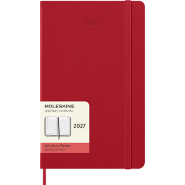 Kalender 12M Daily 2027 Hardcover Large Red in der Gruppe Papier & Blöcke / Kalender und Terminkalender / 12 Monate Tageskalender bei Pen Store (137426)