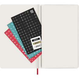 Kalender 12M Daily 2027 Softcover Large Red in der Gruppe Papier & Blöcke / Kalender und Terminkalender / 12 Monate Tageskalender bei Pen Store (137427)