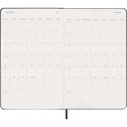 Kalender 12M Daily 2027 Hardcover Large Sapphire Blue in der Gruppe Papier & Blöcke / Kalender und Terminkalender / 12 Monate Tageskalender bei Pen Store (137428)