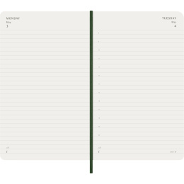 Kalender 12M Daily 2027 Softcover Large Myrtle Green in der Gruppe Papier & Blöcke / Kalender und Terminkalender / 12 Monate Tageskalender bei Pen Store (137430)