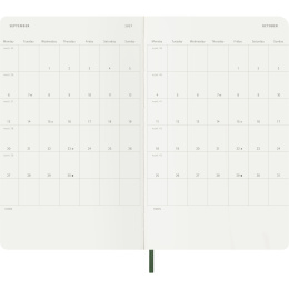 Kalender 12M Daily 2027 Softcover Large Myrtle Green in der Gruppe Papier & Blöcke / Kalender und Terminkalender / 12 Monate Tageskalender bei Pen Store (137430)