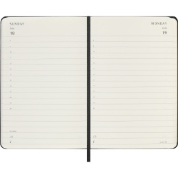 Kalender 12M Daily 2027 Hardcover Pocket Black in der Gruppe Papier & Blöcke / Kalender und Terminkalender / 12 Monate Tageskalender bei Pen Store (137432)