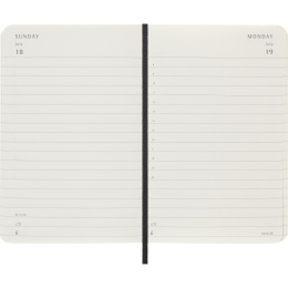 Kalender 12M Daily 2027 Softcover Pocket Black in der Gruppe Papier & Blöcke / Kalender und Terminkalender / 12 Monate Tageskalender bei Pen Store (137433)