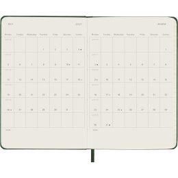 Kalender 12M Daily 2027 Hardcover Pocket Myrtle Green in der Gruppe Papier & Blöcke / Kalender und Terminkalender / 12 Monate Tageskalender bei Pen Store (137434)
